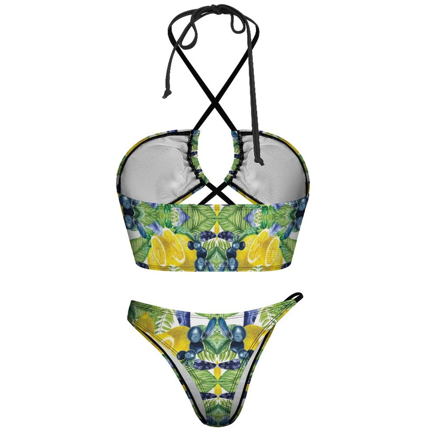 Blueberry Lemonade Halter Swimsuit