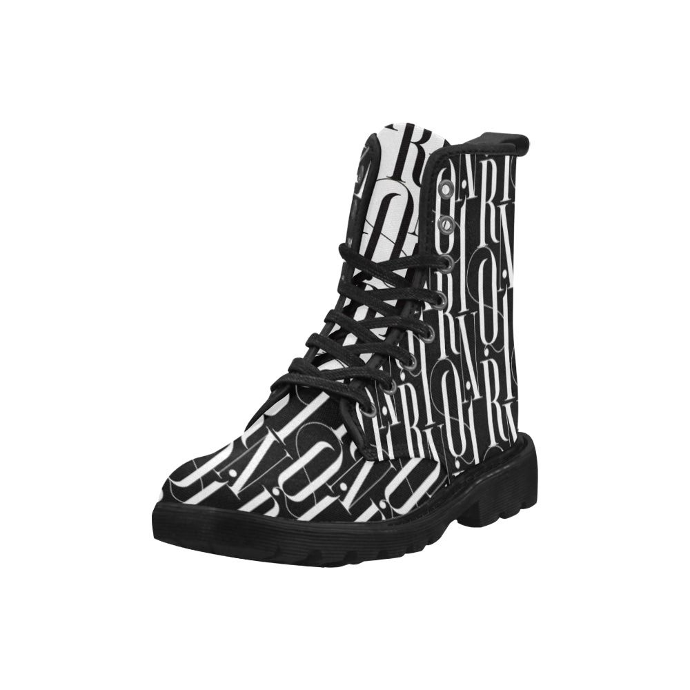 NOIR Women's Hiker - ONYX on BLANC Boots