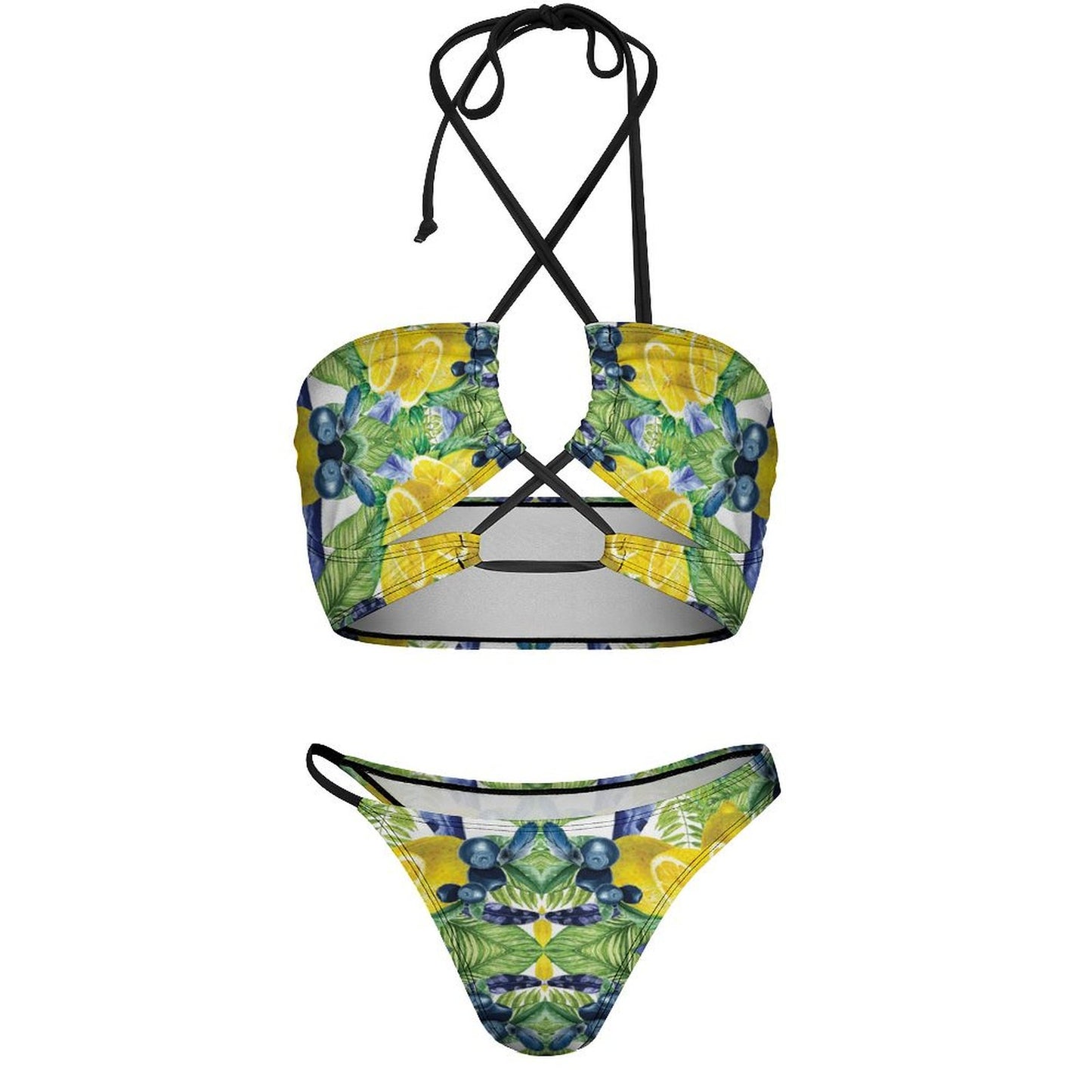 Blueberry Lemonade Halter Swimsuit