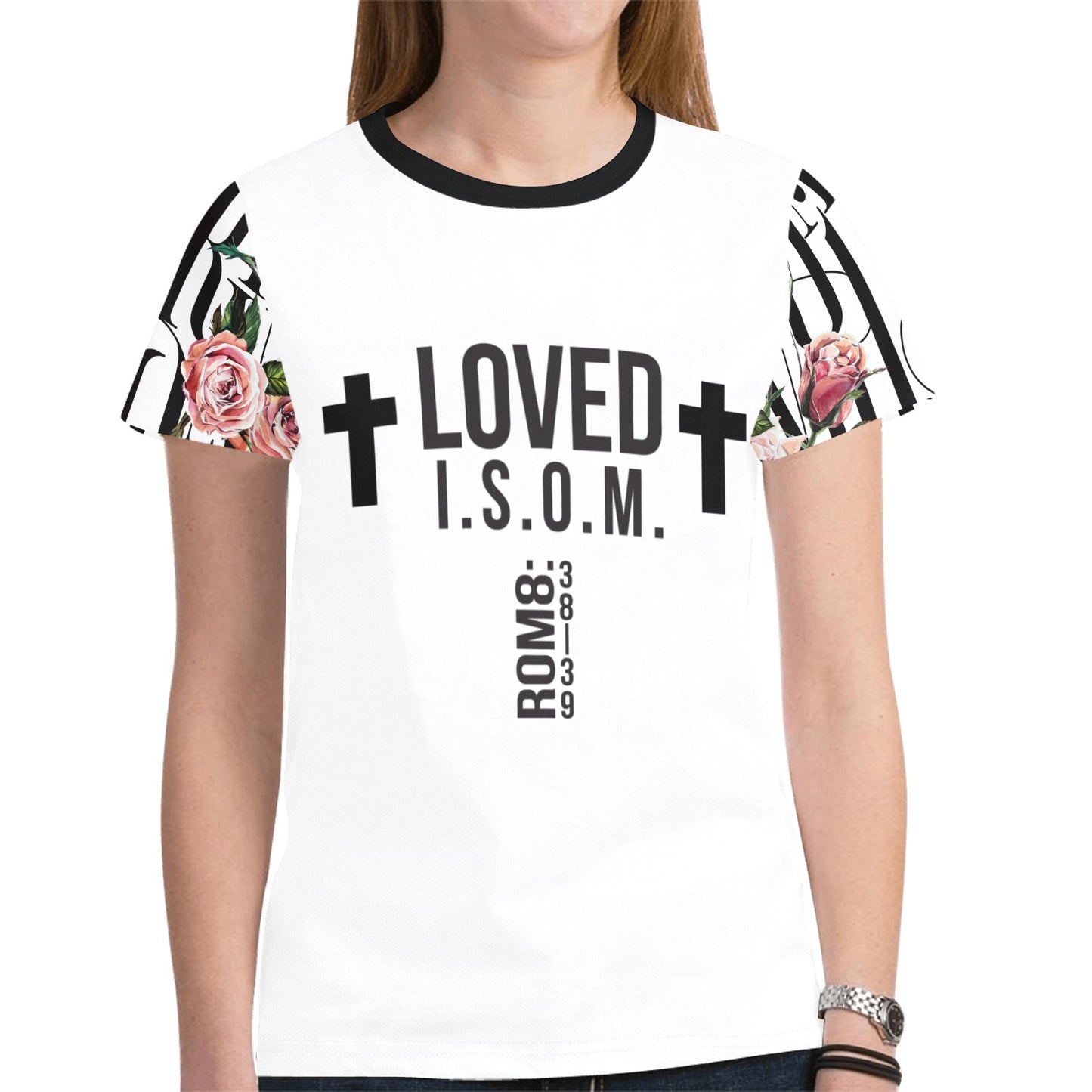 LOVED I.S.O.M. NOIR ROSE TEE