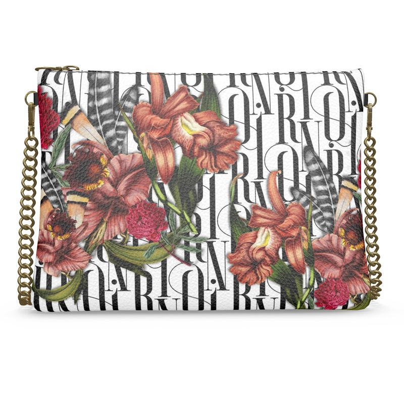 NOIR Blanc Crossbody Leather Bag