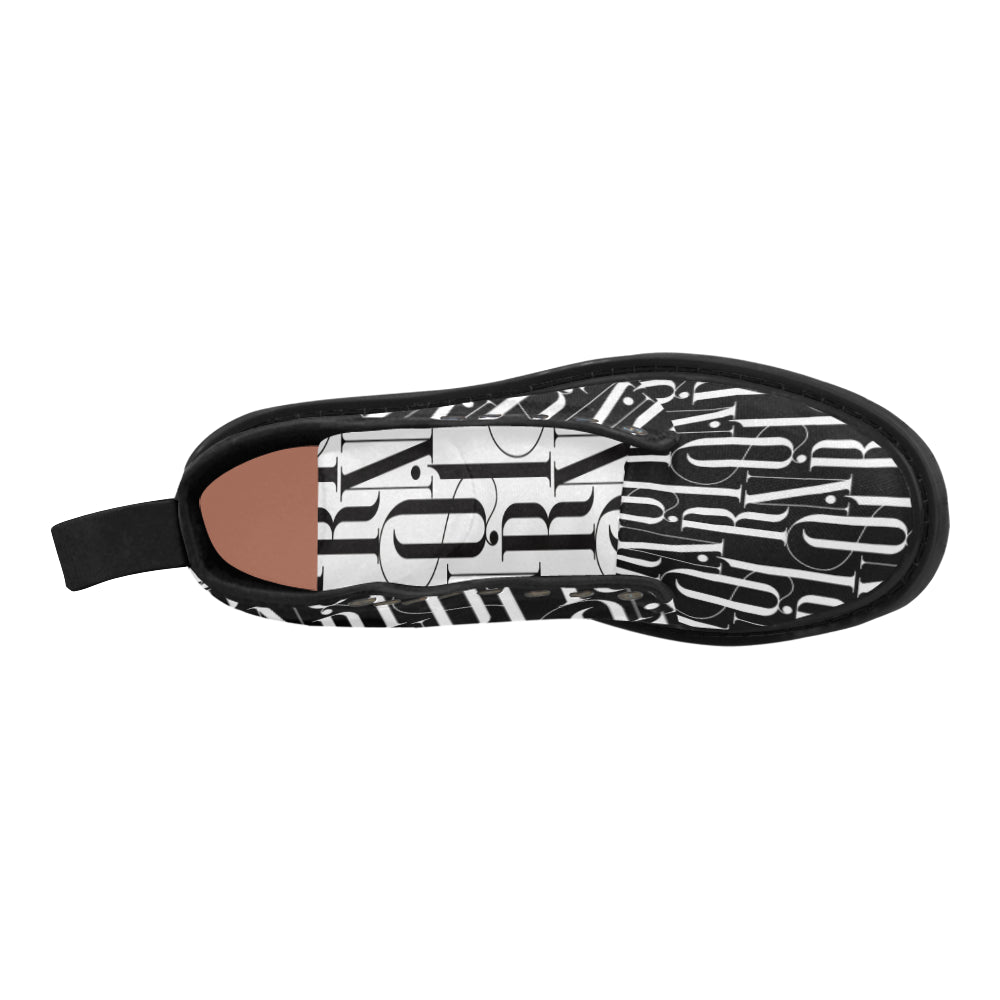 NOIR Women's Hiker - ONYX on BLANC Boots