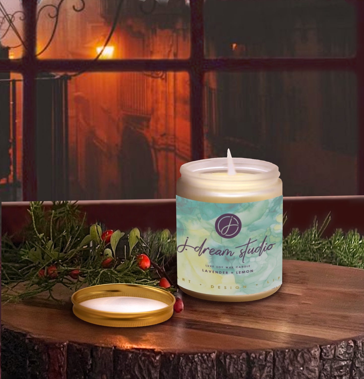 JDS LAVENDER + LEMON JAR CANDLE
