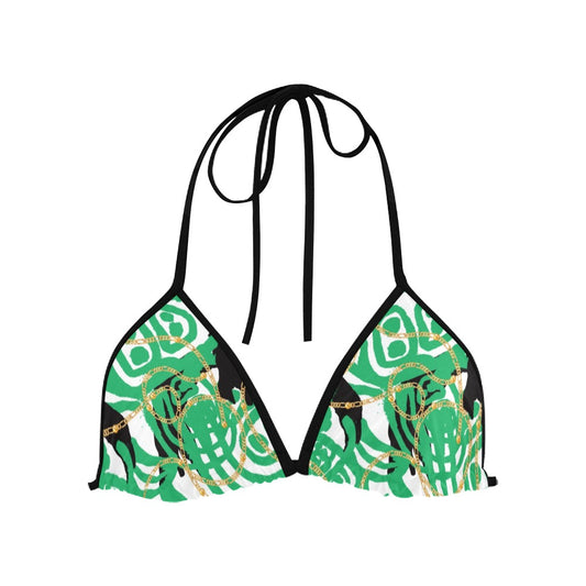 WINGS 2 CHAIN Triangle Bikini Swimsuit Top